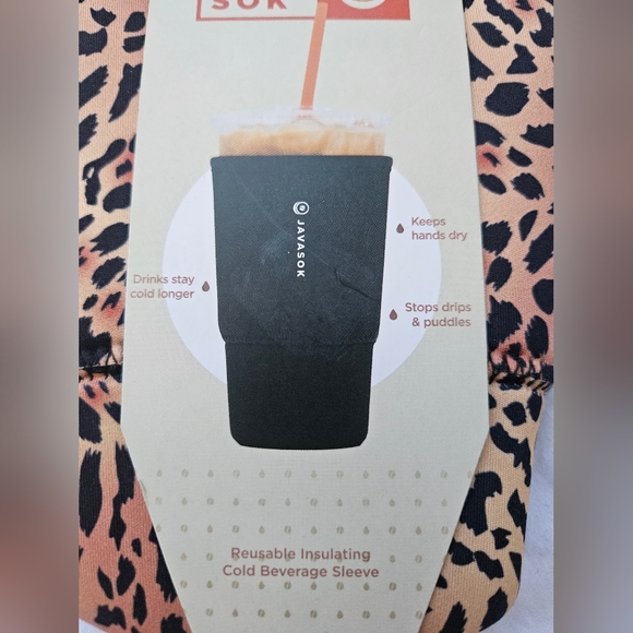 Large Cheetah Java Sock - Picture 3 of 3